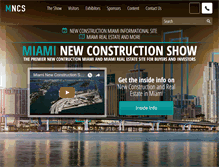 Tablet Screenshot of miaminewconstructionshow.com